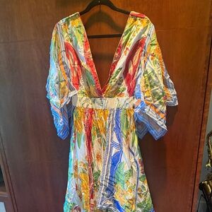 Farm Rio Flowy Dress Size XS